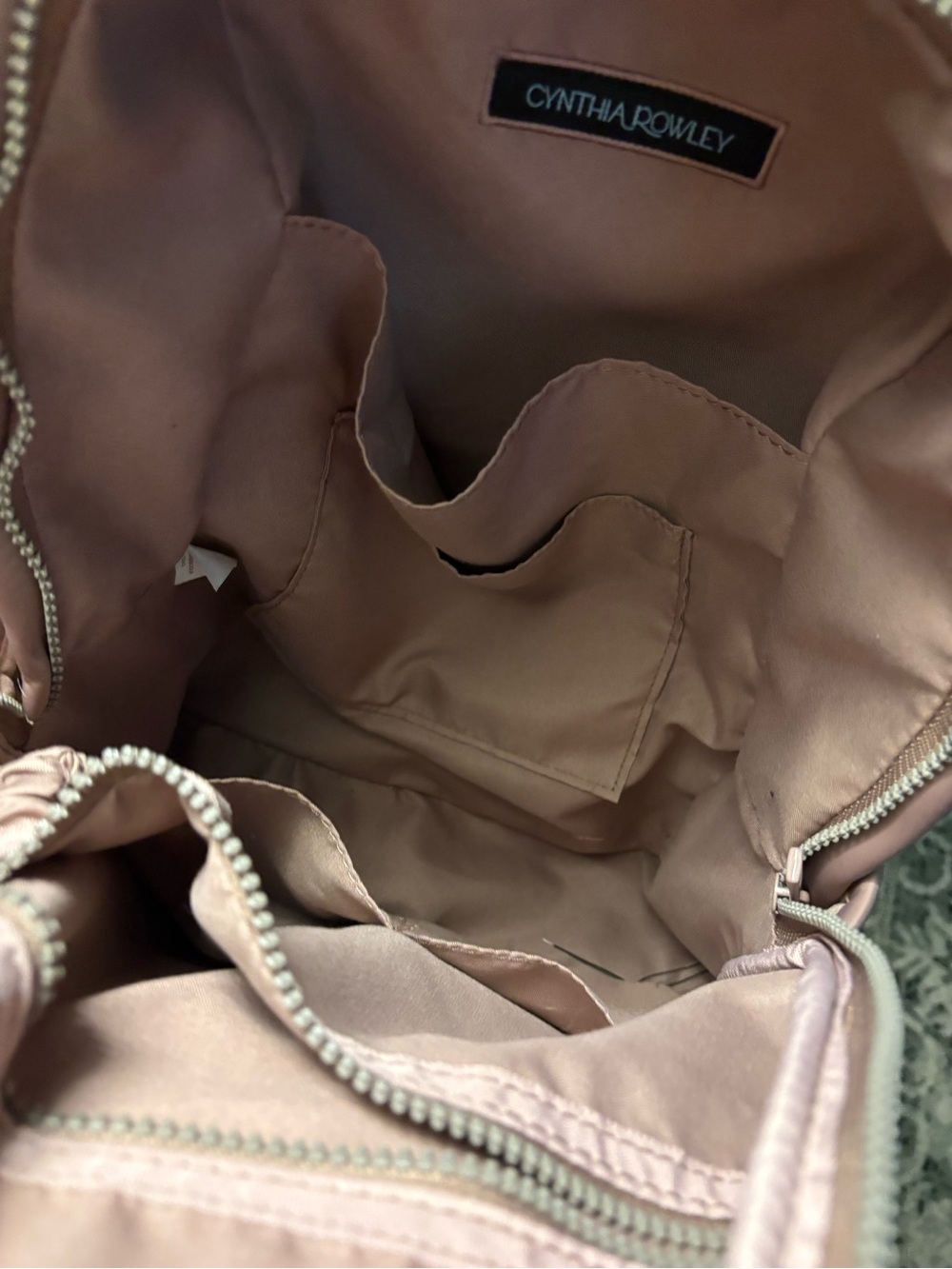 Cynthia Rowley neoprene backpack in Dusty Rose - Picture 4 of 7